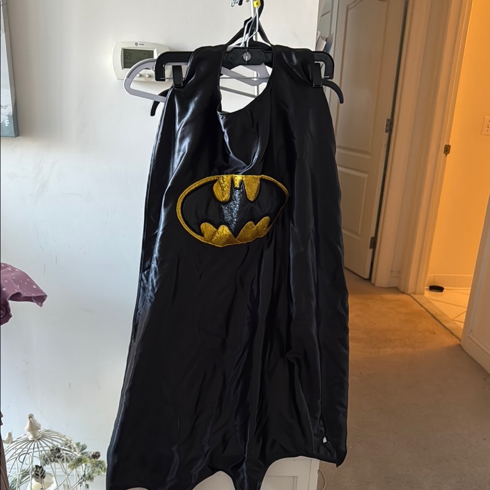 Batman Kids Black and Gold Cape Costume